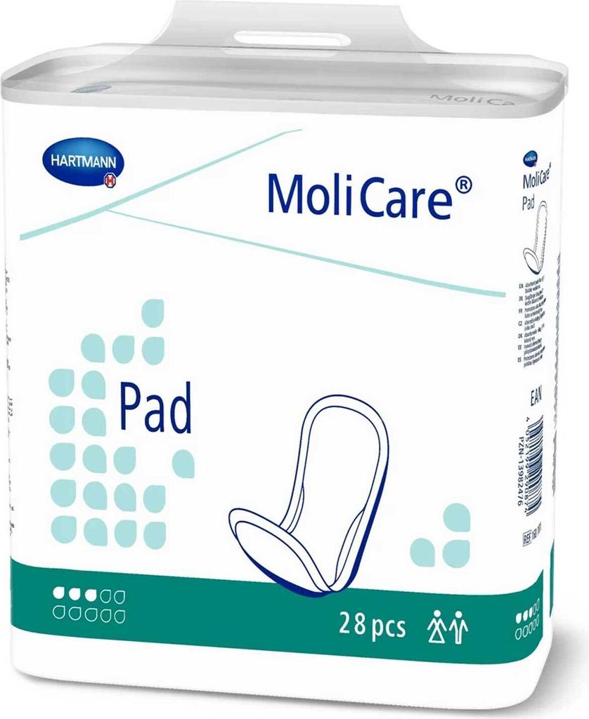 Hartmann MoliCare Pad 3 Tropfen - anatomisch geformte Produktbild 
