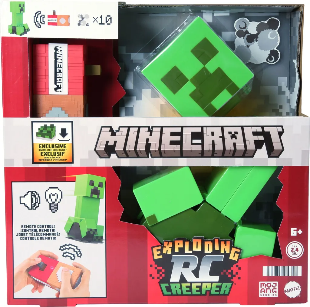 Creeper Minecraft Interactif RC - Fini l'Ennui avec l'Explosion HRR48