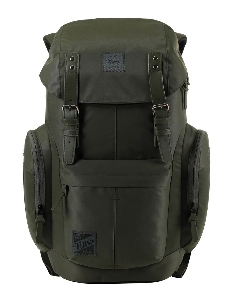Sac à dos ordinateur 32L NITRO Daypacker vert forêt pour loisirs