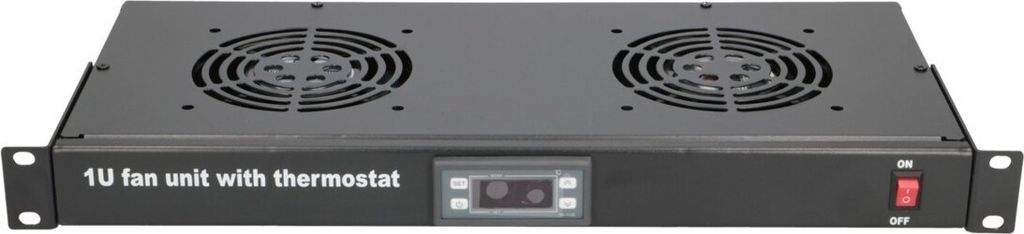Extralink | Fan Panel | 19   2 fans  with thermostat Produktbild 