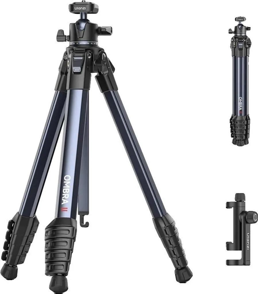 Trépied stable OMBRA II Noir : la solution pour vos caméras de 10 kg