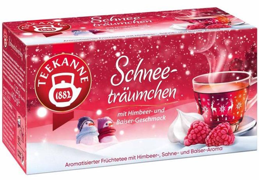 Teekanne Schneeträumchen Früchtetee 18x2,25g Produktbild 