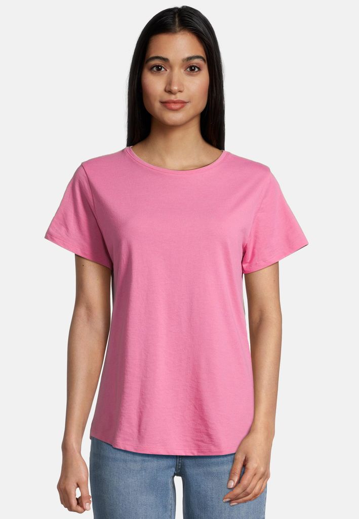 salzhaut Damen Shirt STEENTJE M Maritimes Kurzarmshirt mit Rundhals – Luftig leichtes Basic Shirt Regular Fit aus weichem Baumwoll-Mix – Design...
