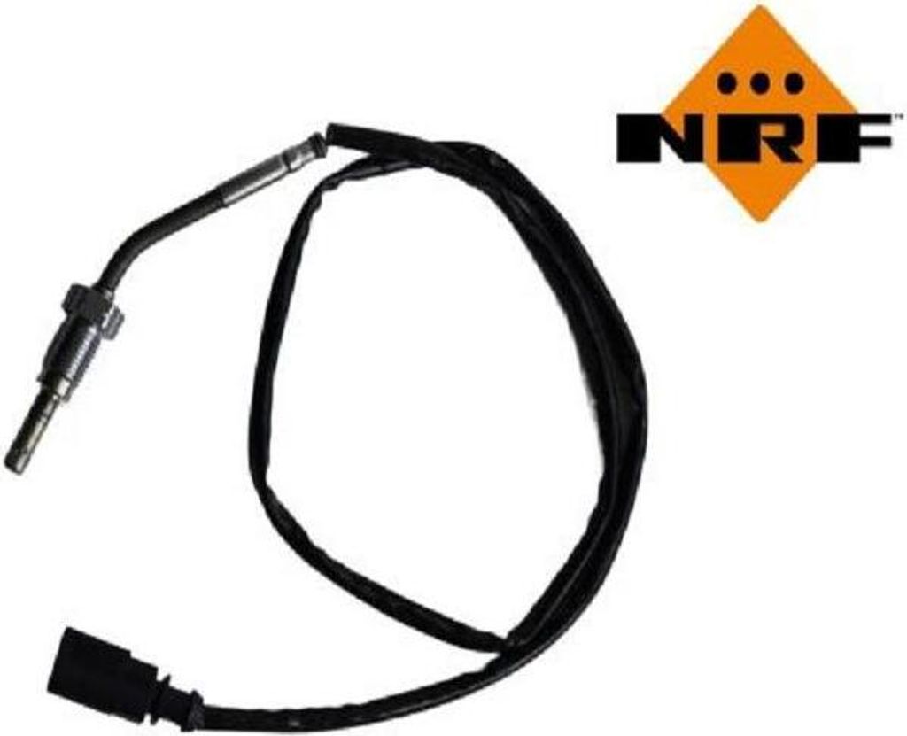 Sensor Abgastemperatur 2-polig 736 mm Kabel NRF für u.a. SKODA FABIA