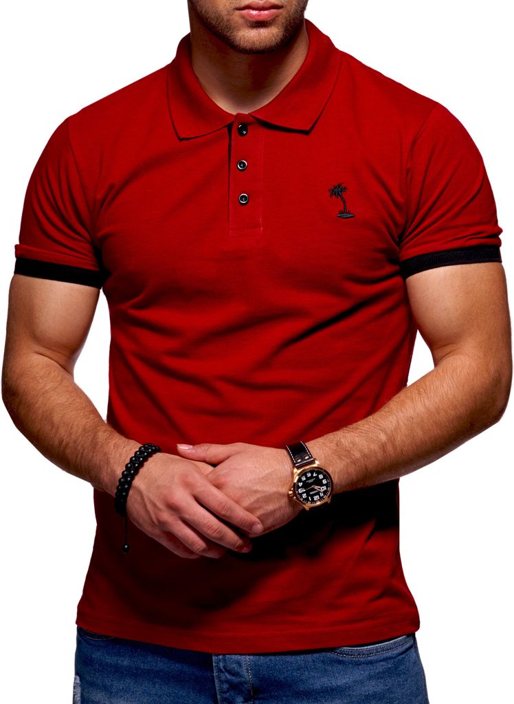 Style-Division Herren Poloshirt SDLOSANG Basic Polo-Hemd