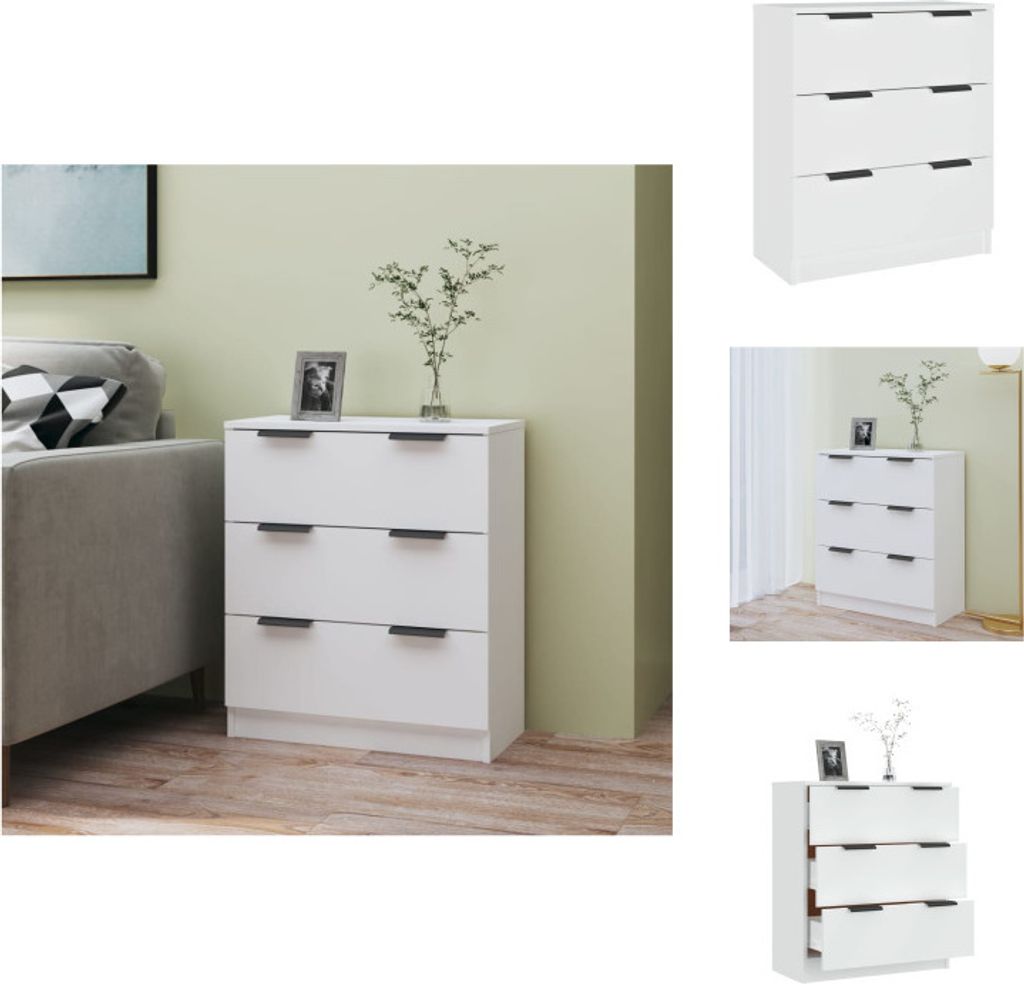 vidaXL Sideboard Weiß 60x30x70 cm Holzwerkstoff - Sideboards