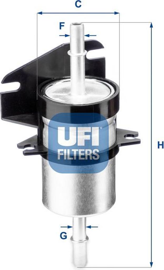 UFI 31.740.00 Kraftstofffilter OE 46416684 kompatibel mit Palio, Seicento, Siena, Strada