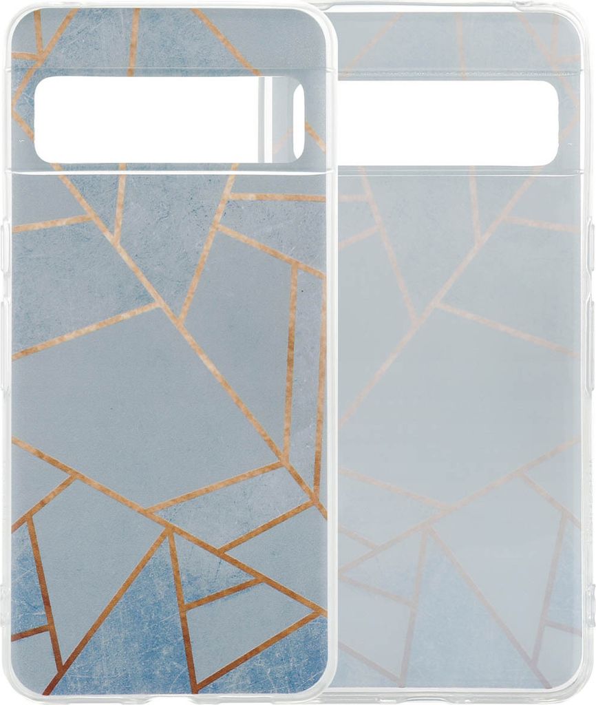 imoshion Design Hülle Google Pixel 8 Pro - Blue Graphic