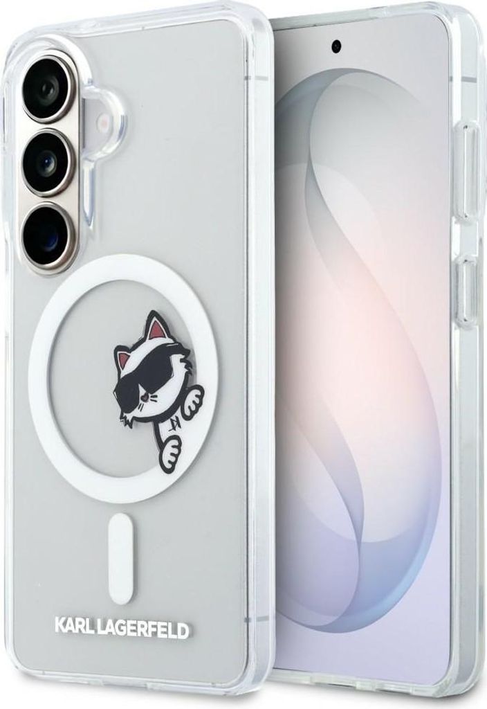KARL LAGERFELD case passend für SAMSUNG S26 KLHMS26S6HCPSCT (Magnetic IML Peekaboo Choupette) transparent
