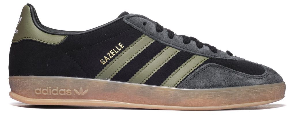 adidas Gazelle Indoor Black Focus Olive Carbon - EU 44 Produktbild 