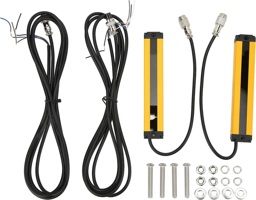 Rideau lumineux de sécurité IP65 étanche à 6 faisceaux infrarouges 20mm
