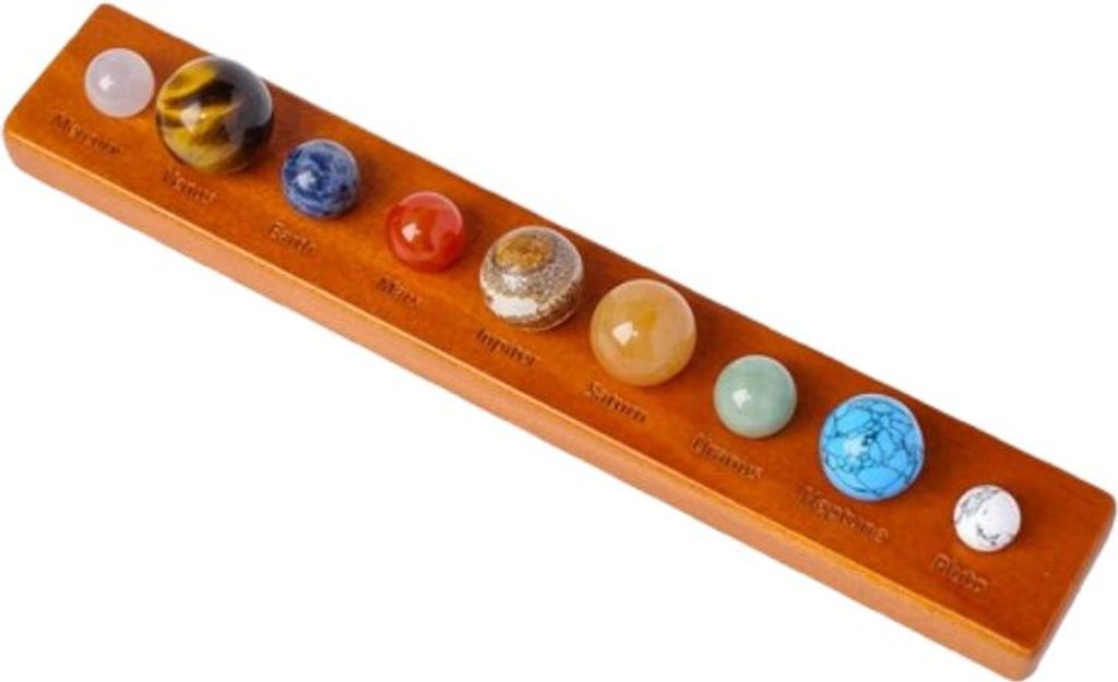 INF Jeu de boules de cristal du système solaire - Modèle Image du produit 