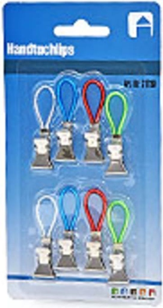 Handtuch-Clipanhänger, 8-er Set Produktbild 