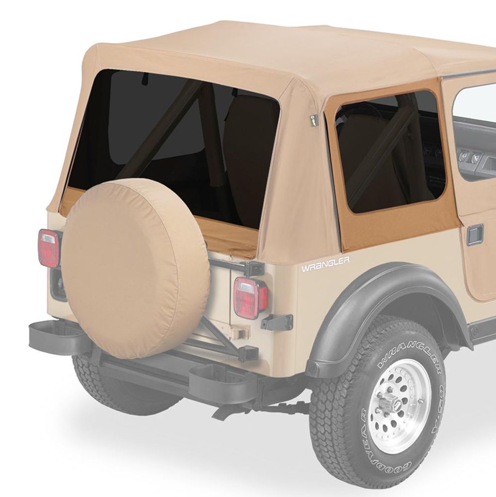 Getönte Scheiben Bestop Verdeck Jeep Wrangler YJ 88-96