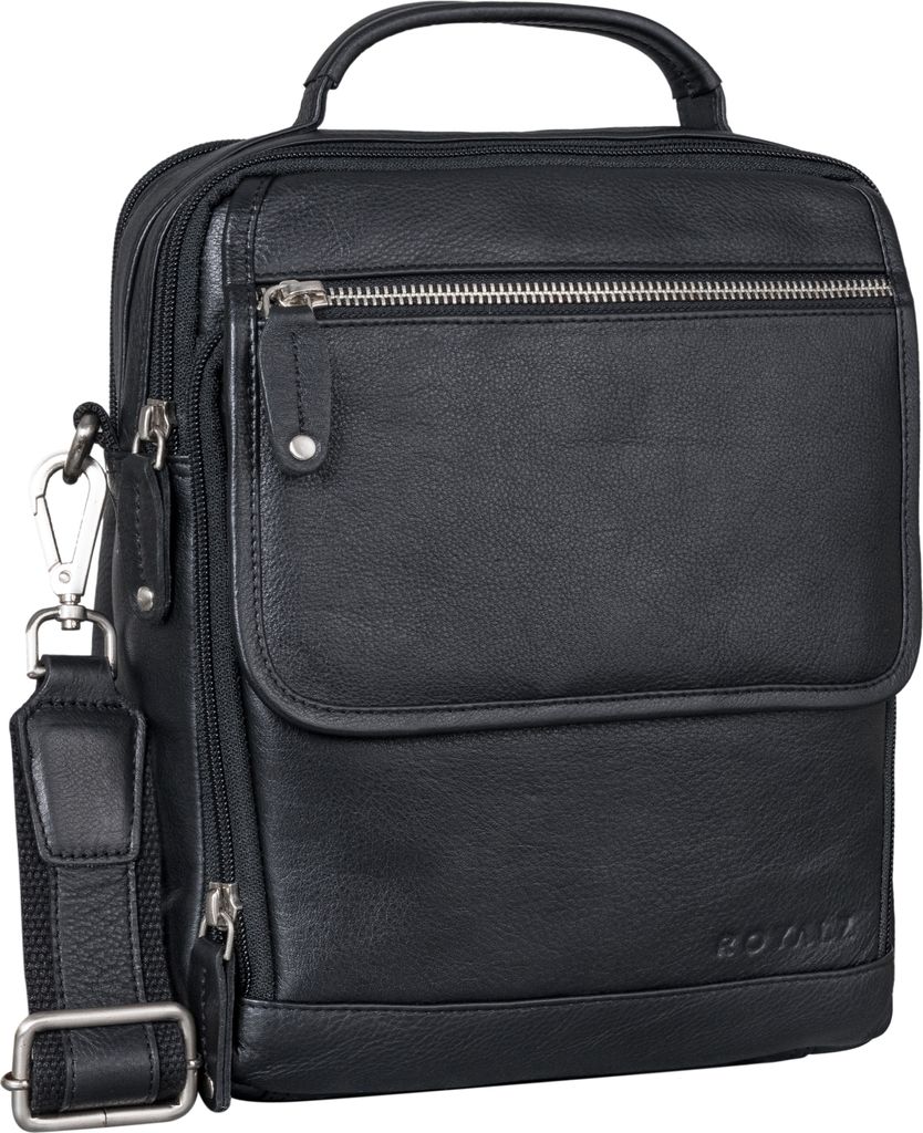 ROYALZ "Tennessee" Handliche Echtleder Herrentasche zum Umhängen - Kleine Leder-Tasche Herren Umhängetasche Männerhandtasche im Vintage Design f...