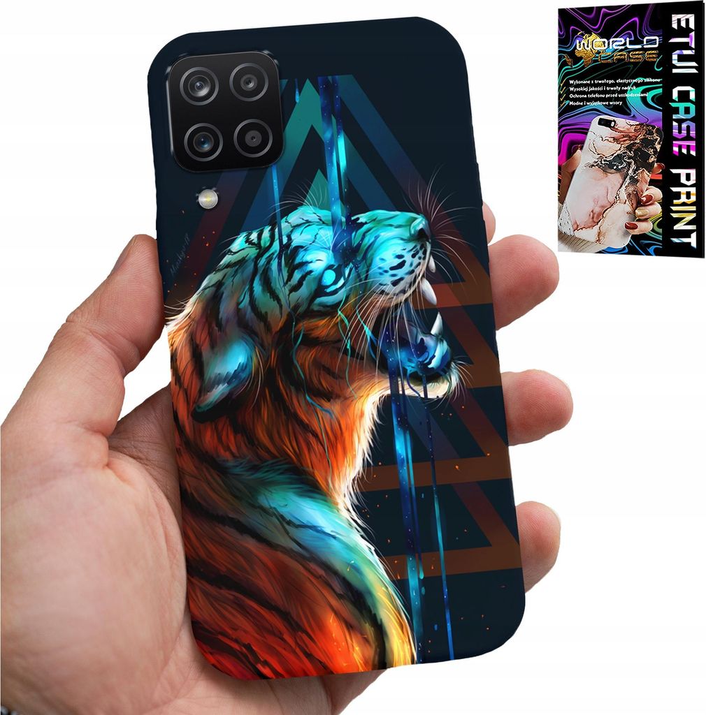 Etui Für Samsung A12 / M12 - Tiger Masculine Designs For Case, Case