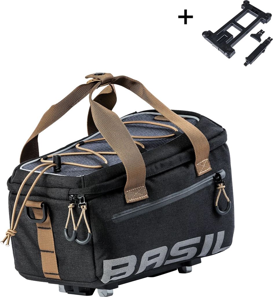BASIL Gepäckträger-Tasche "Miles MIK 2.0", black slate