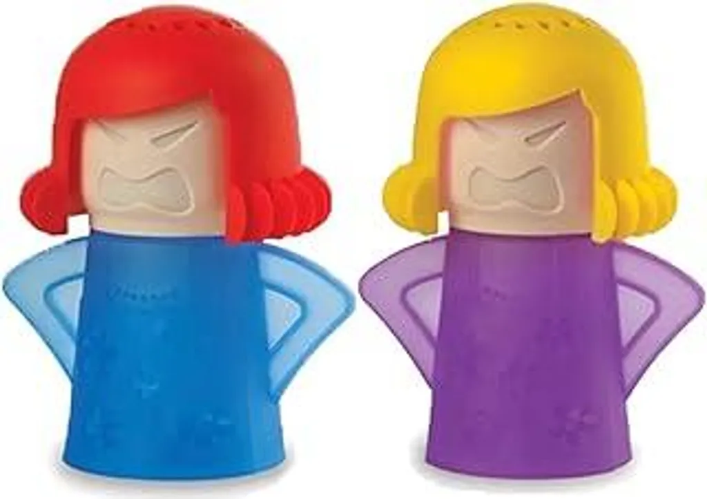 Set 2 Angry Mama Pulitore Microonde Professionale - Addio Grasso in Cucina