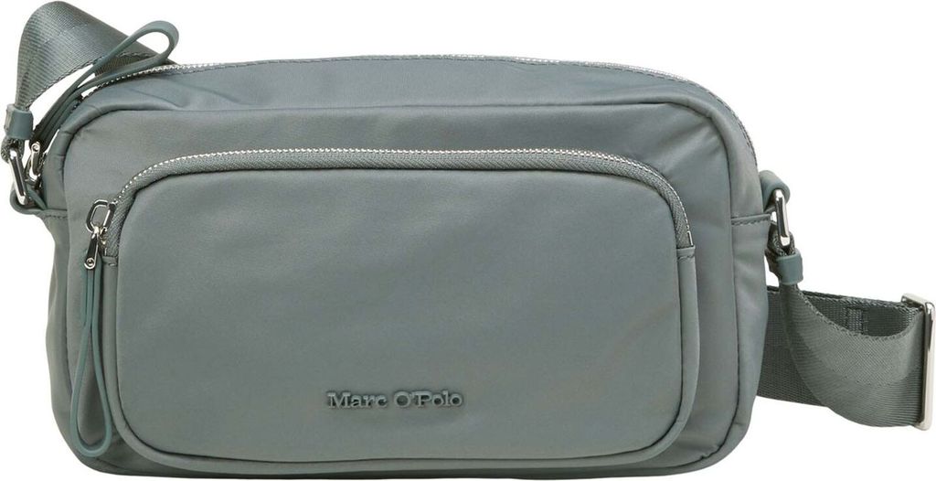 Marc O'Polo Umhängetasche Naika Crossbody Bag Deep Emerald blaugrau