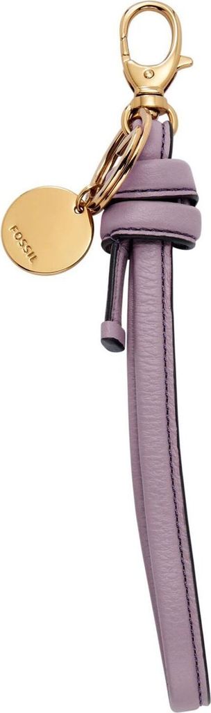 FOSSIL Leder Schlüsselanhänger Keyfob Key Ring Lavender flieder