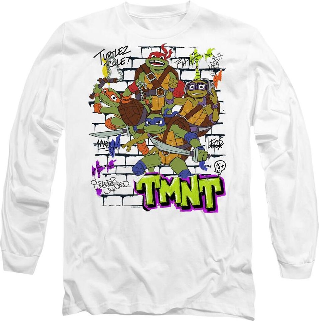 Tales of the Teenage Mutant Ninja Turtles - T-Shirt für Herren/Damen Uni TV10572 (M) (Weiß)