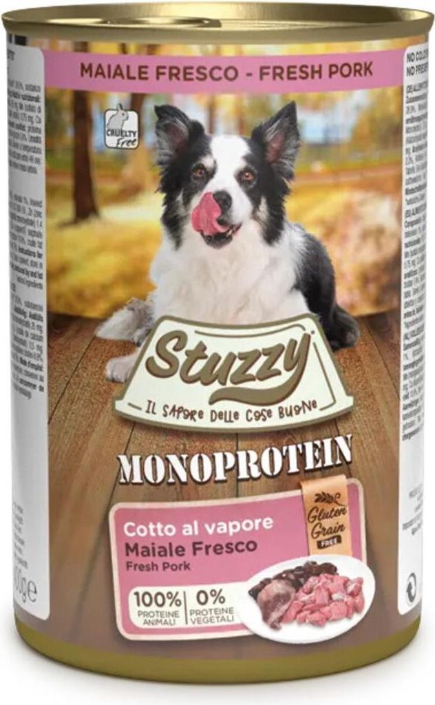 STUZZY Monoprotein Pork - nassfutter für Hunde - 400 g