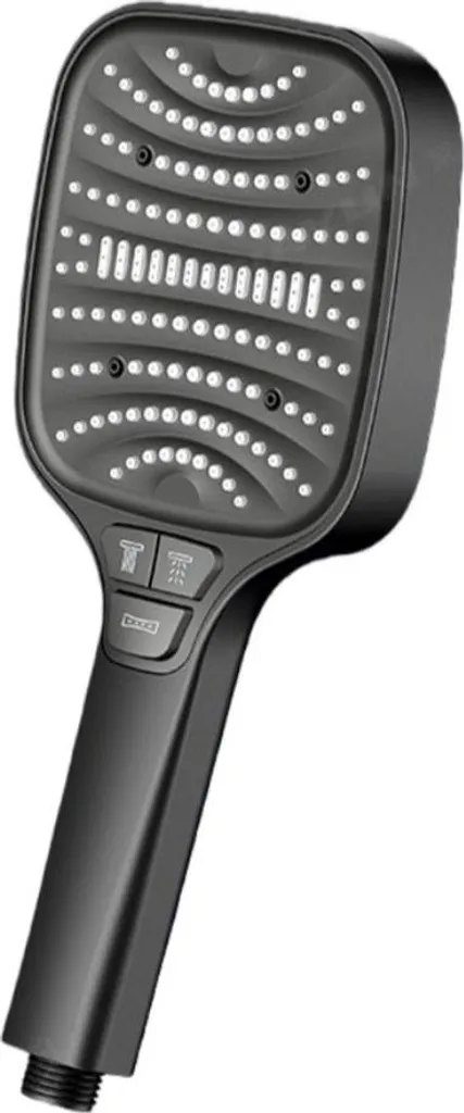 Doccetta Multifunzione 8 Getti Nero | Pulsanti Click-Stop Alta Pressione