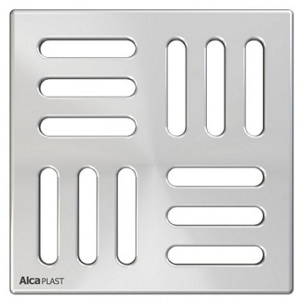 AlcaDrain Design Rost  102×102 mm Edelstahl  für Zdjęcie produktu 