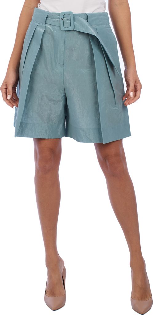 Emporio Armani Damen-Plisseeshorts mit hoher Taille 5NP41T