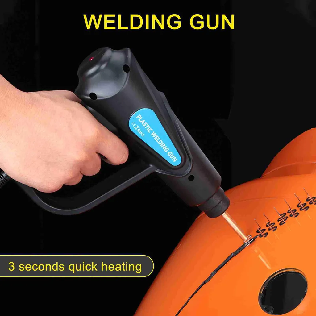 Agrafeuse à chaud pour plastique 70W et kit de réparation carrosserie
