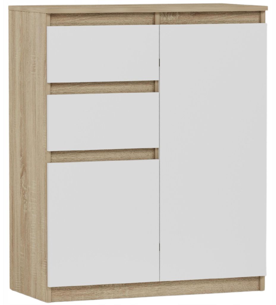 Komoda 98 cm 2 dveře 2 zásuvky skříňka FRAMIRE S-2 mix Obrázek produktu 