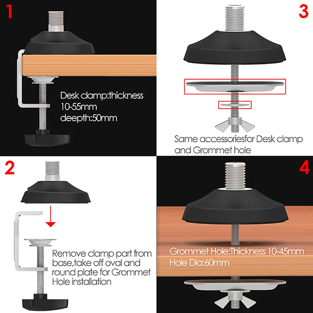 Support de Table pour Moniteur : Optimisez votre Télétravail en Argent - 3