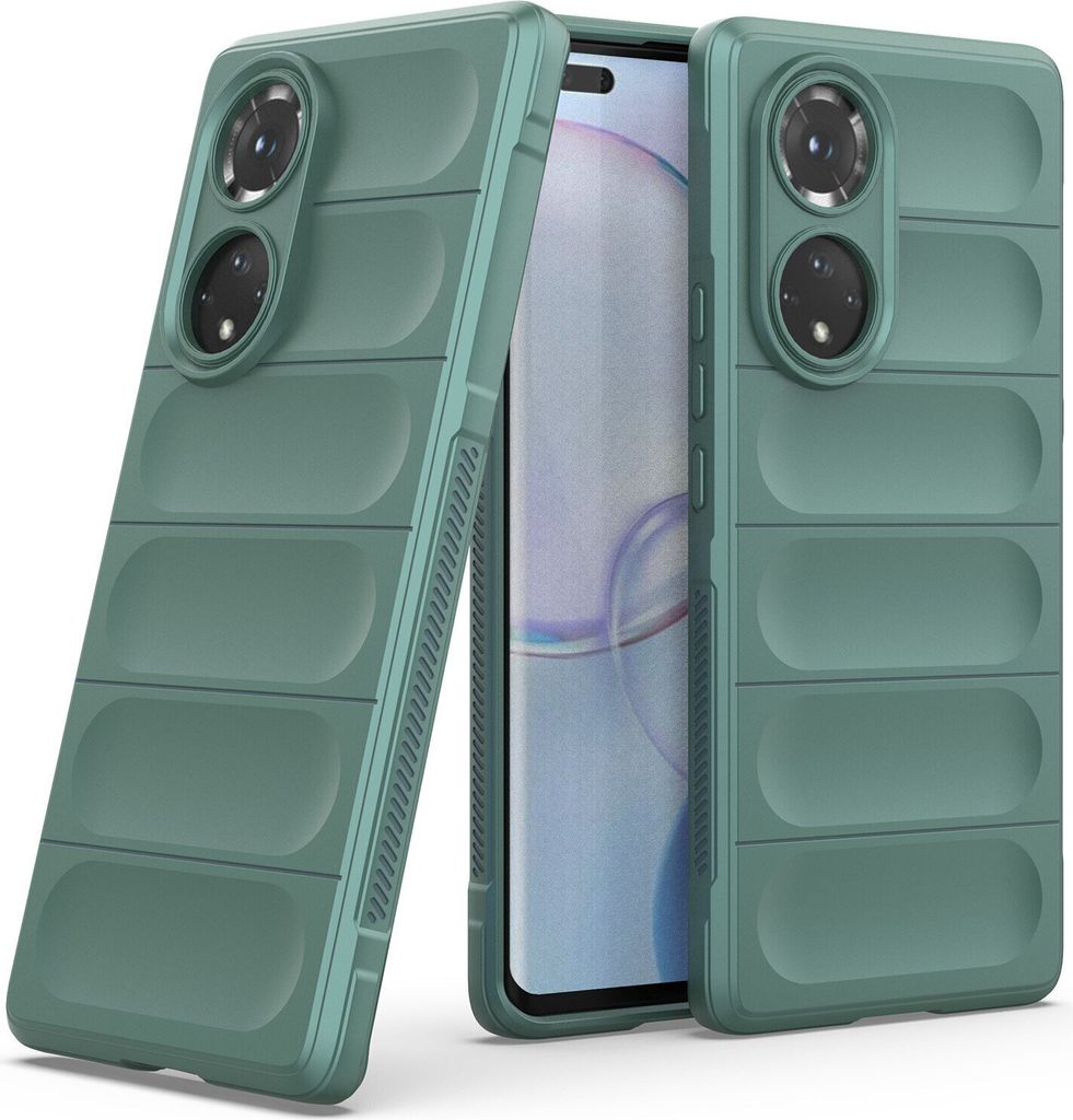 Honor 50 Pro Hülle, Weich TPU Silikon Stossfest Anti-rutsch Schutzhülle für Huawei Nova 9 Pro / Honor 50 Pro Grün