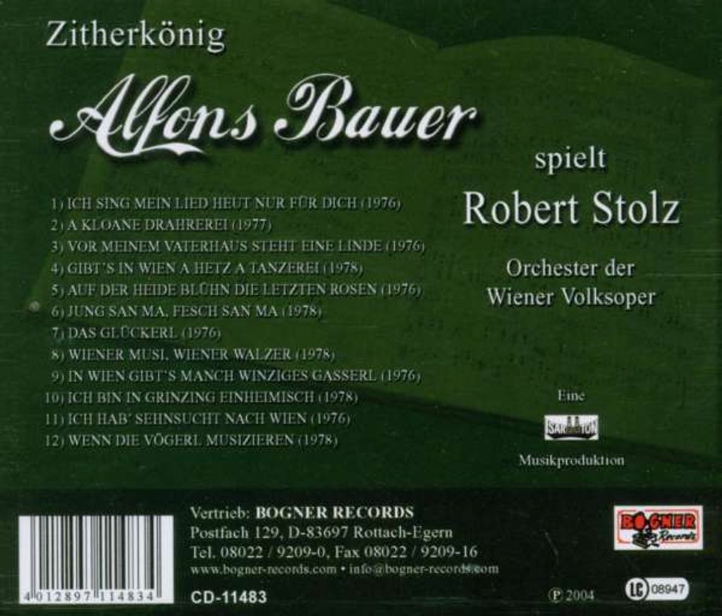 Bauer,Alfons-A.Bauer spielt Robert Stolz