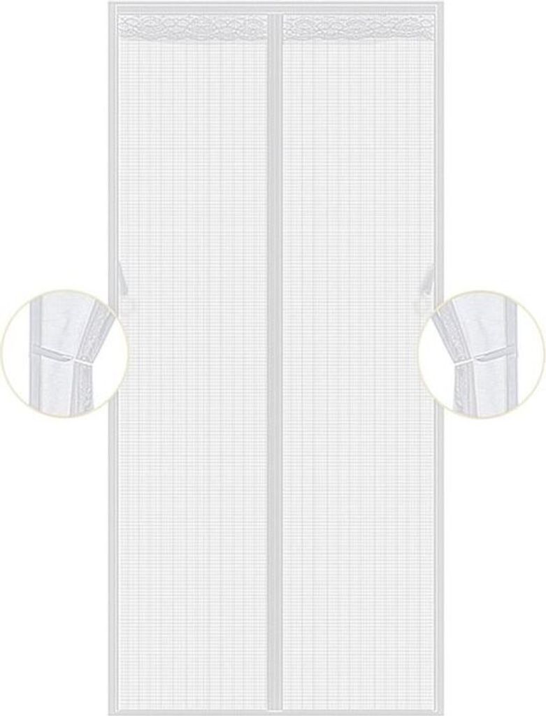 Magnet Fliegengitter Für Balkontür, 180x210 Cm – Ohne Bohren, Selbstschließend, Insektenschutz Für Schiebetüren
