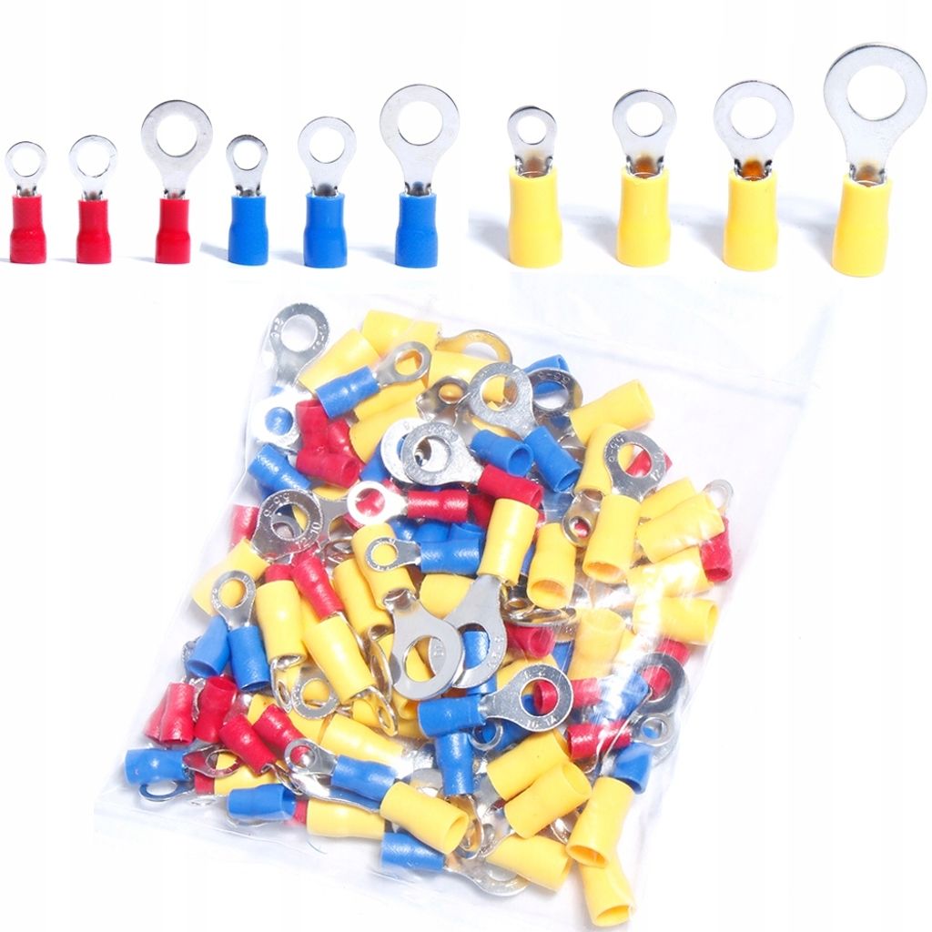 107 Stück Ringkabel-Extrusionsklemmen, Kupferkabel, Drahtverbinder