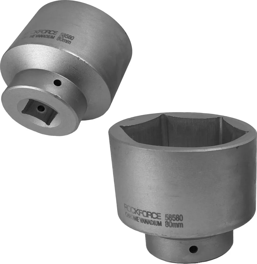 Chiave a bussola 1" 80 mm esagonale Cr-v