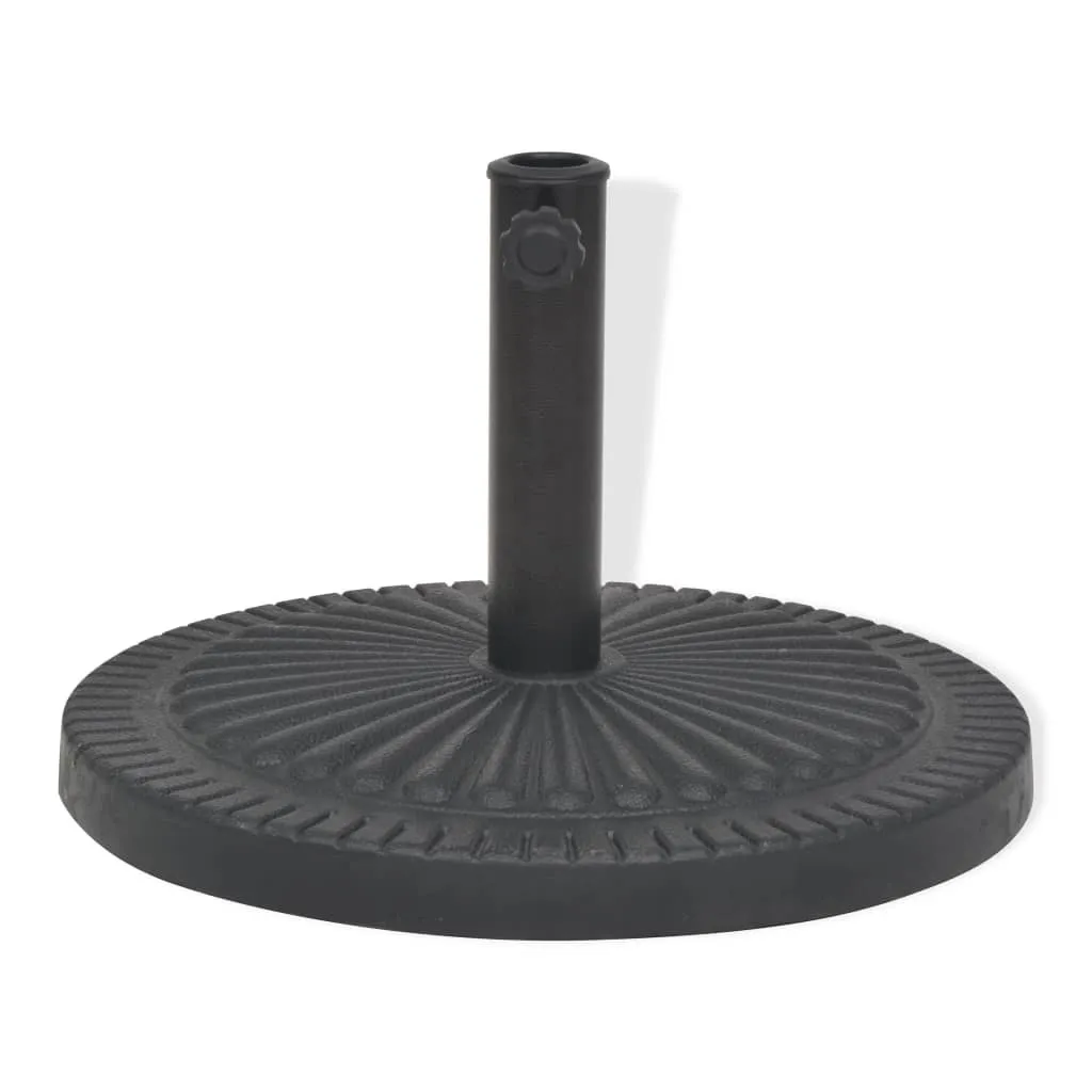 Base Rotonda per Ombrellone 14kg vidaXL - Resina Anti-Ruggine