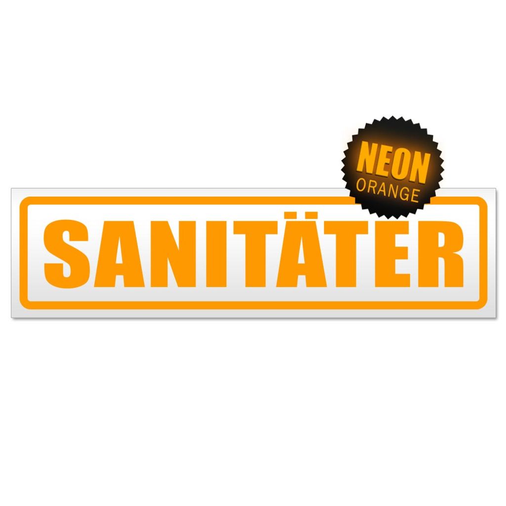 Sanitäter Magnetschild Schild magnetisch