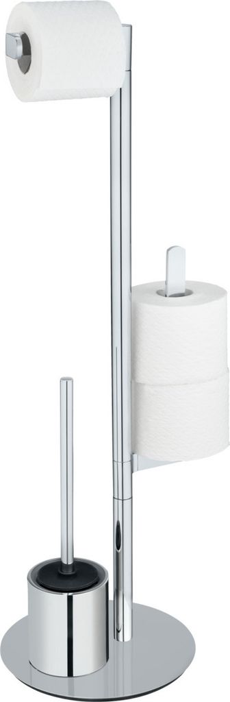WENKO Stand WC Garnitur Toilettenpapierhalter Produktbild 