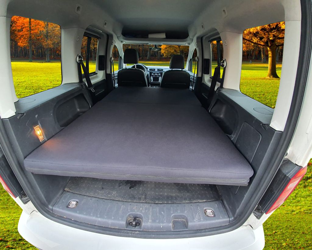 BREMER SITZBEZÜGE Klappmatratze kompatibel mit VW Caddy 3 & 4 & 5  Faltmatratze Camping zubehör Camper zubehör Wohnmobil Zubehör Matratze  Schlafauflage