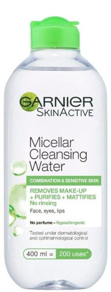Garnier Micellar Water 400ml reinigingswater Combination & Sensitive Skin