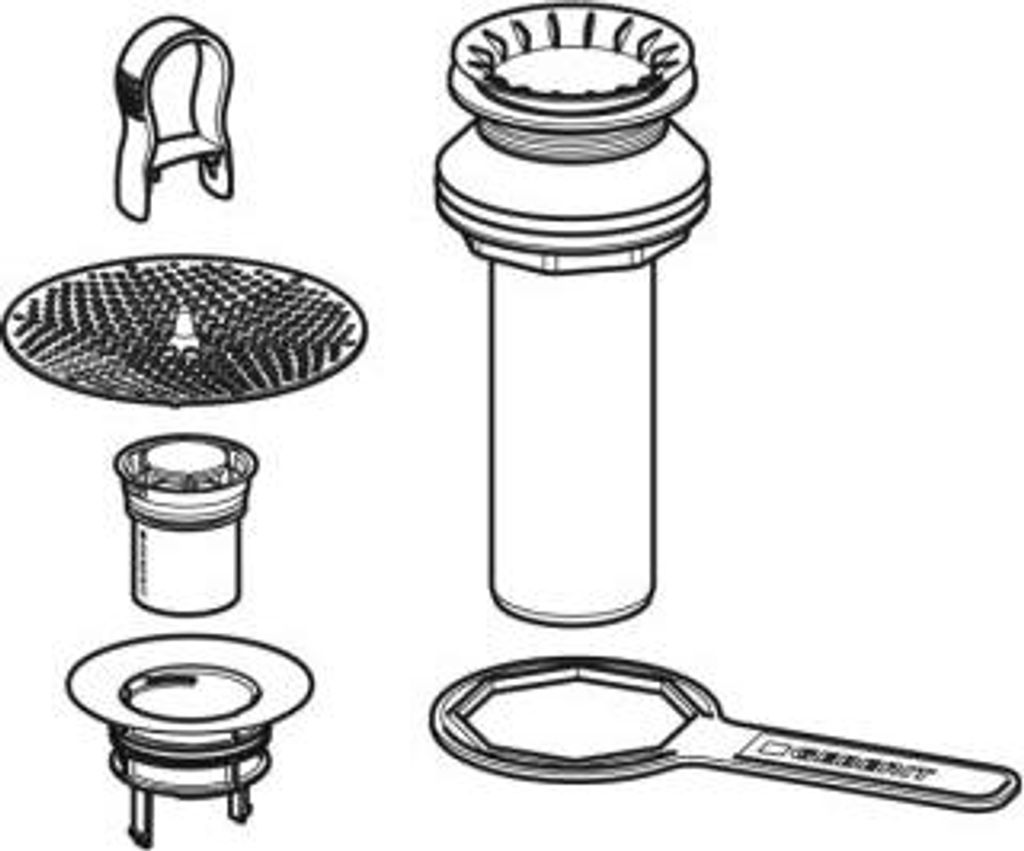 Geberit 244969001 Ablaufset für Urinal Narva