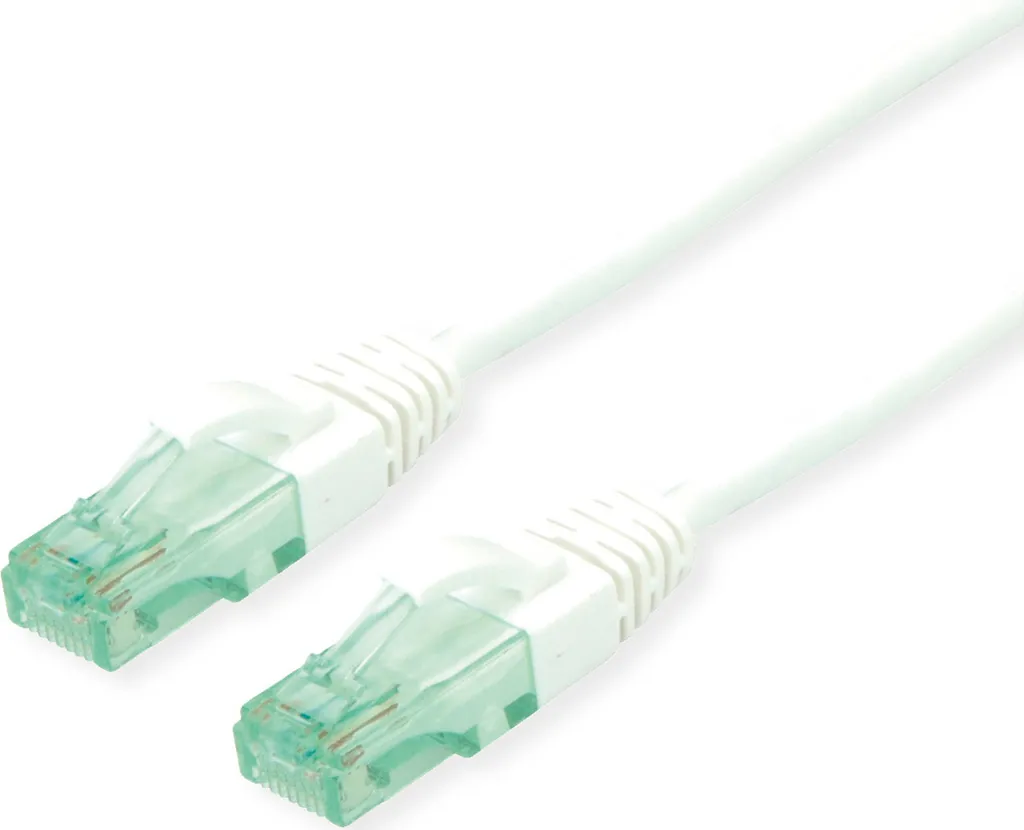 Cavo di Rete ROLINE RM Cat.6A UTP 0,5m | Patch Cord Bianco Alta Velocità