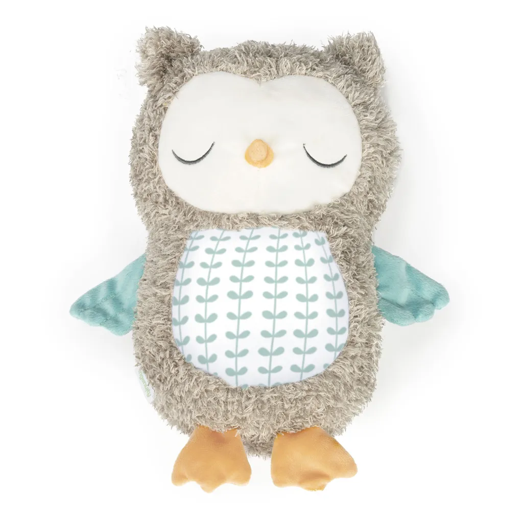 Ingenuity Nally Hibou Musical en Peluche avec Bluetooth pour Nouveau-né