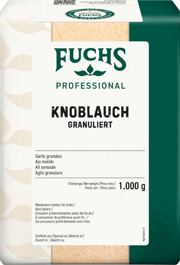 Fuchs Professional Knoblauch granuliert mit scharfen Aroma Produktbild 