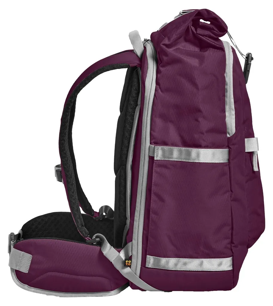 Sac à dos Tall41 Rolltop 41L Wine Red avec compartiment ordinateur PC