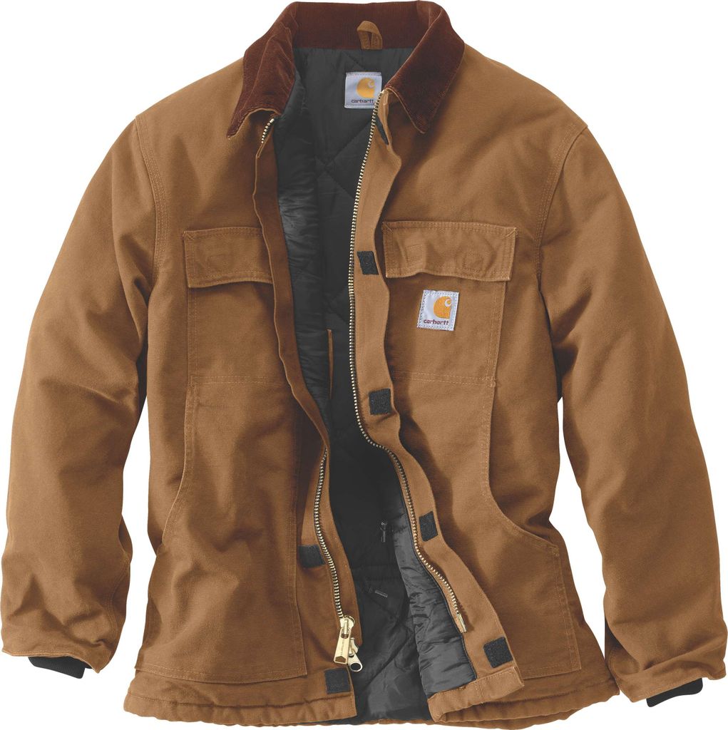 Carhartt Herren Jacke C003 Insulated Traditional Coat | 106674, Farbe:carhartt brown, Größe:L
