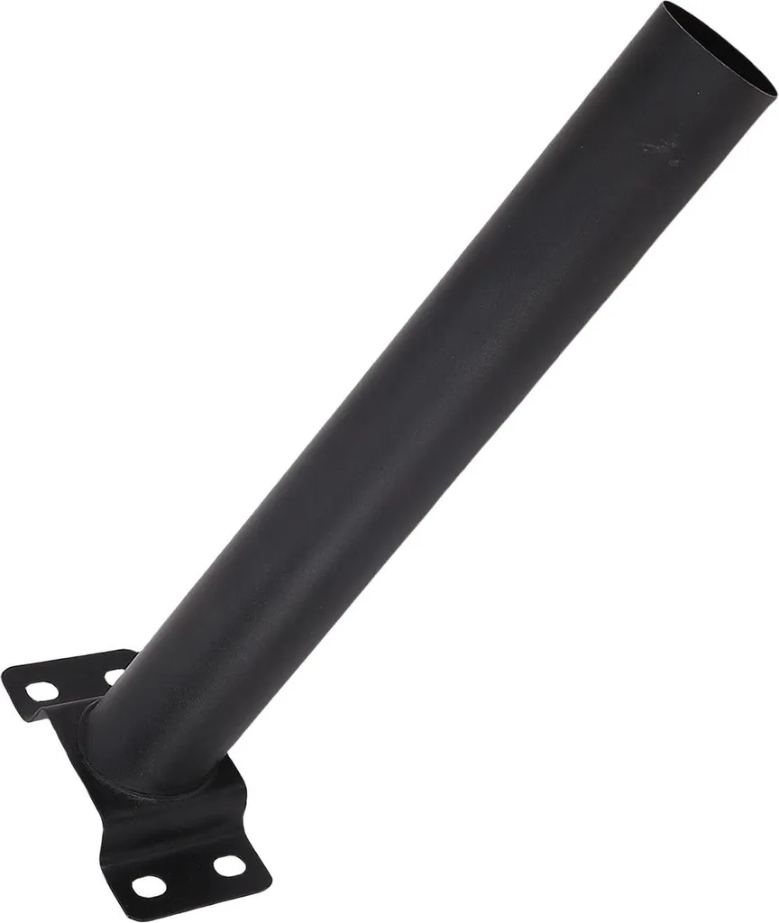 Support de mât d'éclairage solaire en acier allié pour mur Lot de 2