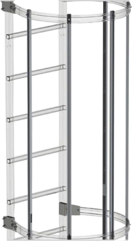 Euroline Rückenschutzstrebe 3000mm Stahl verzinkt
